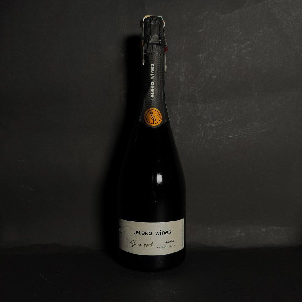 Вино ігристе Leleka Wines Напівсолодке біле 0,75л