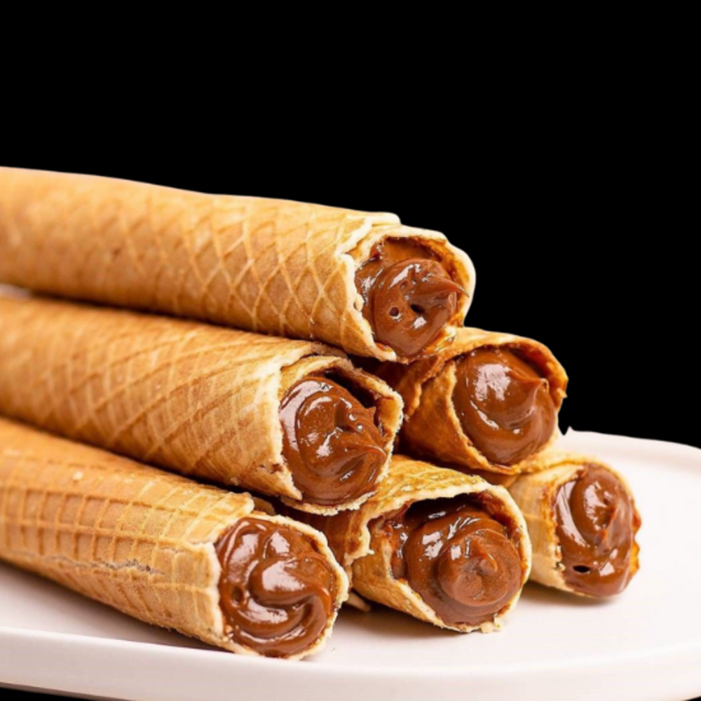 Rollitos de Oblea con Leche Condensada