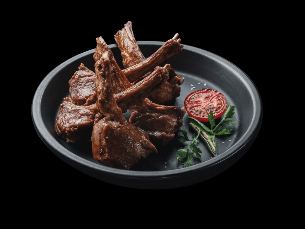 Costillas cordero a la brasa
