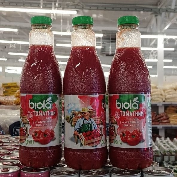 Biola Томатний сік (Бар-Ком), 1л