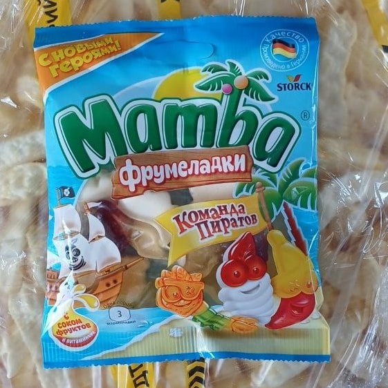 Желейні цукерки Фрумеладки Команда піратів Mamba (4444), 70г