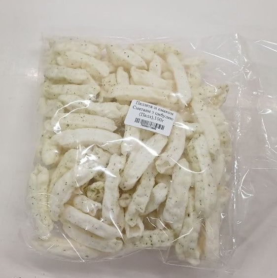 Пеллета зі смаком Сметани з цибулею (Пелл),100г
