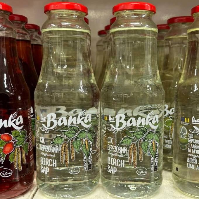 Сік березовий натуральний (The Banka), 1л