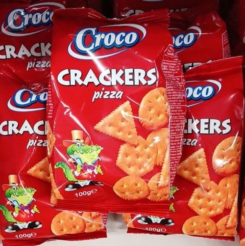 Крекер зі смаком піцци CROCO CRACKERS (Павловський), 100г