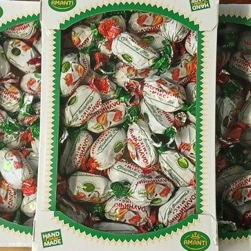 Цукерки Полуниця з кокосом (9999) 1кг