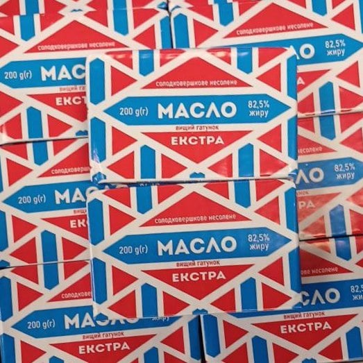 Масло ЕКСТРА солодк. Пломбір в/г,(Слипчук), 200г