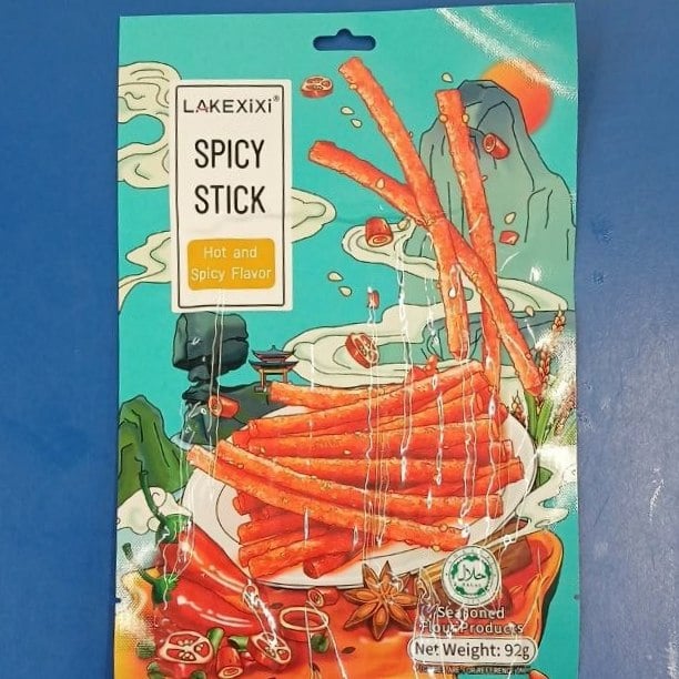 Латяо-слайс ГОСТРИЙ палички Lakexixi Spicy Stick (4444) 92гр