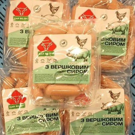 Пан Велес Сосиски з ВЕРШКОВИМ СИРОМ