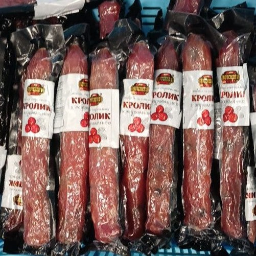 BUTCHER`S HOUSE, Ковбаса с/в КРОЛИК з журавлиною в/с. (Хмельницьк)