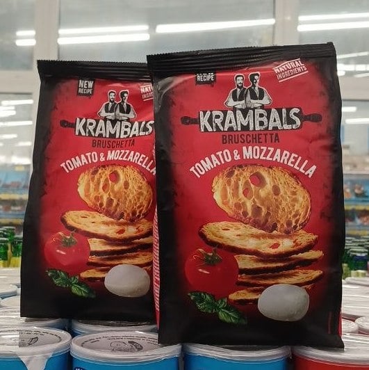 Брускета Tomato & Mozzarella KRAMBALS (Павліш), 140г