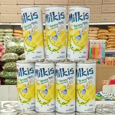 Напій газований Milkis Banana з/б (3434), 0.25мл