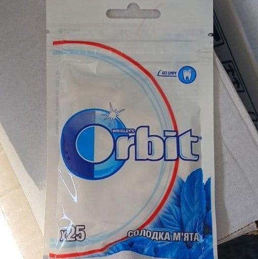 Жувальна гумка Солодка м'ята ORBIT без цукру (4444)