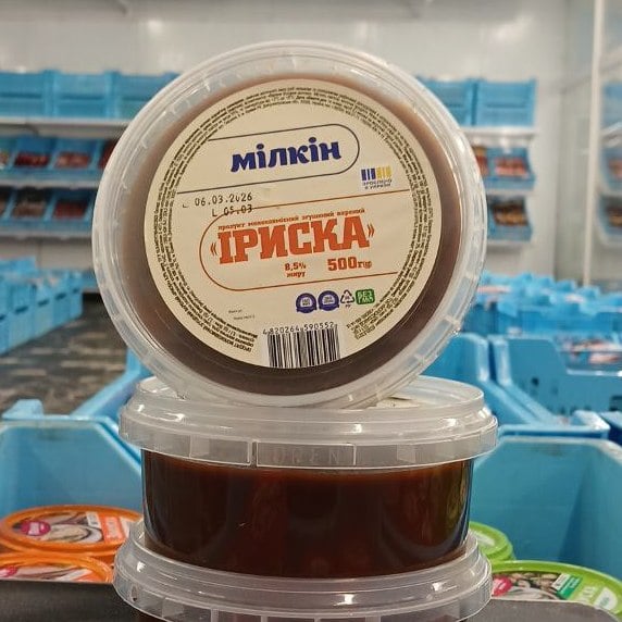 Мілкін Продукт молоковм. згущений варений Іриска 8.5% (Молокозавод №1), 0.5кг
