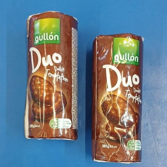 Печиво з шоколадним кремом Duo Double (4444) 165г