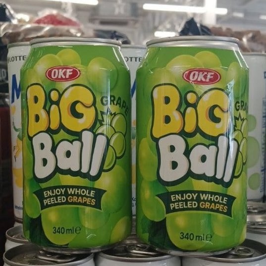 Напій з виноградним соком та желе OKF Big Ball з/б (3434) 340мл