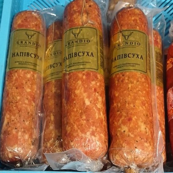 GRANDIO, Макогон НАПІВСУХА н/к ковбаса  (Хмельницьк)