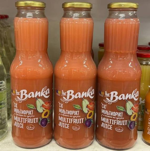 Сік мультифрукт (The Banka), 1л
