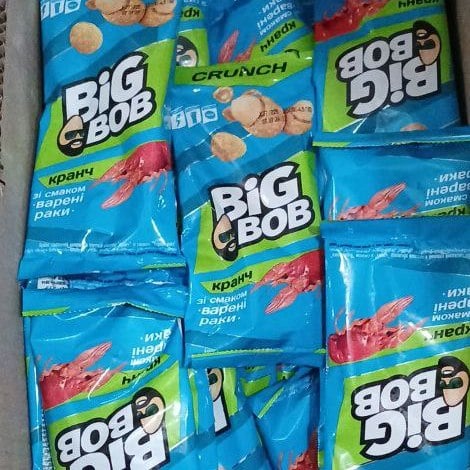 Арахіс кранч Варені раки TM BIG BOB (ДО БОЧКОВОГО), 55г