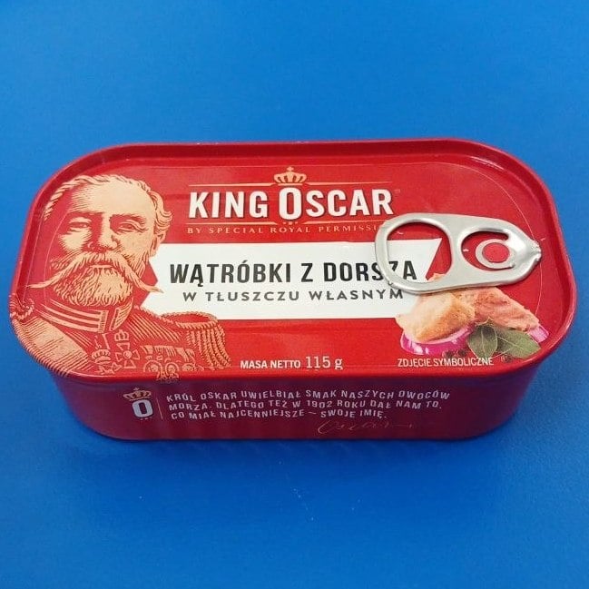 Печінка Тріски ТМ KING Oskar Ісландія (Мега) 115 гр