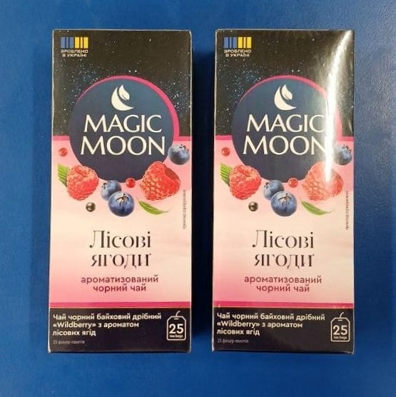 Magik moon ЧАЙ чорний байховий дрібний з аром ліс ягід (The Banka), 25шт х1.8г