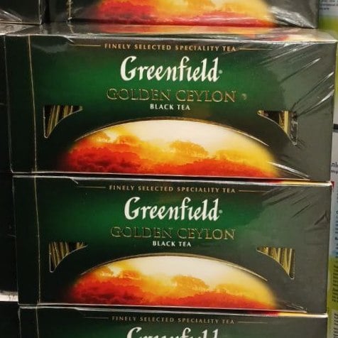 Greenfield Чай пакет чорн. GOLDEN CEYLON (Солодко), 25х2г