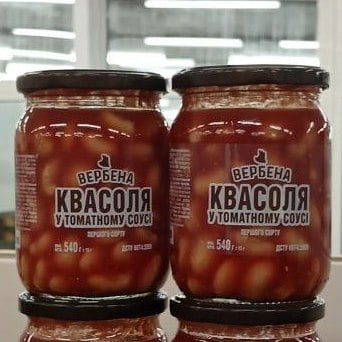 Консерва Квасоля у томат.соусі Вербена,скло (Павловський,1234), 540г
