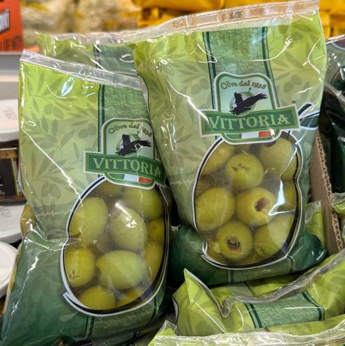 Оливки без кісточок пакет Вітторіа, (Дамір) 850г