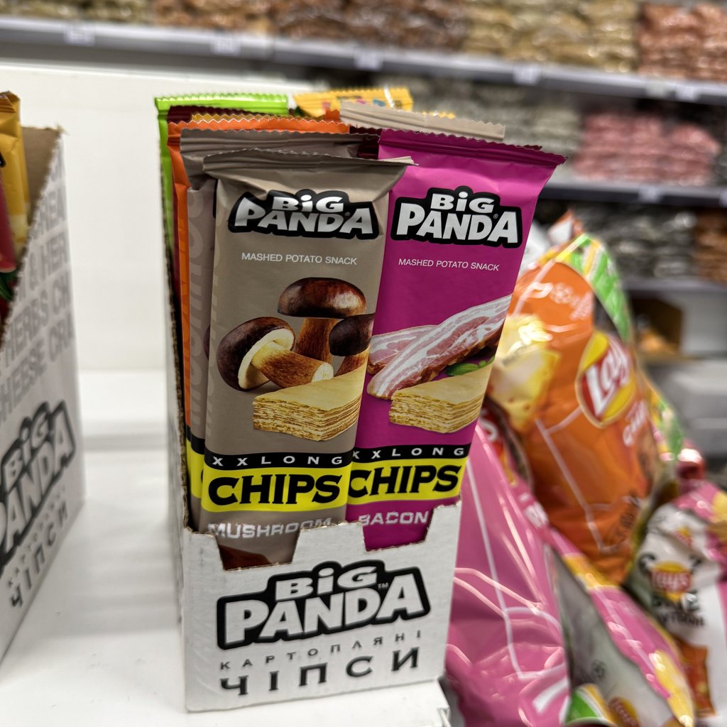 Чіпси (м/у) МІХ Big PANDA (Мега) (20шт Х.40г)