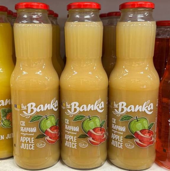 Сік яблучний (The Banka), 1л
