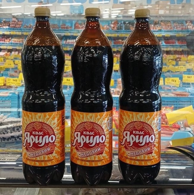 ЯРИЛО Квас Медовий пет (ЗДМ), 1.5л