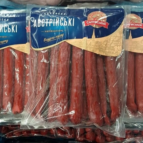 Салтівський Ковбаски АВСТРІЙСЬКІ н/к в/с газ