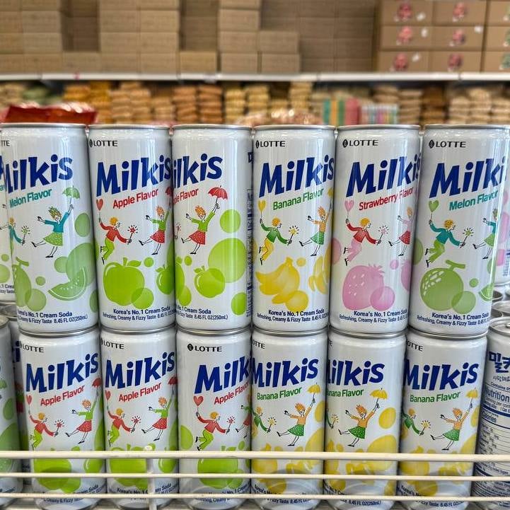Напій газований Milkis Диня з/б (3434), 0.25мл