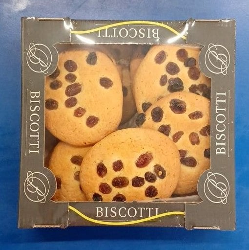 Biscotti печиво Американське з родзинками (Солодко) 400г