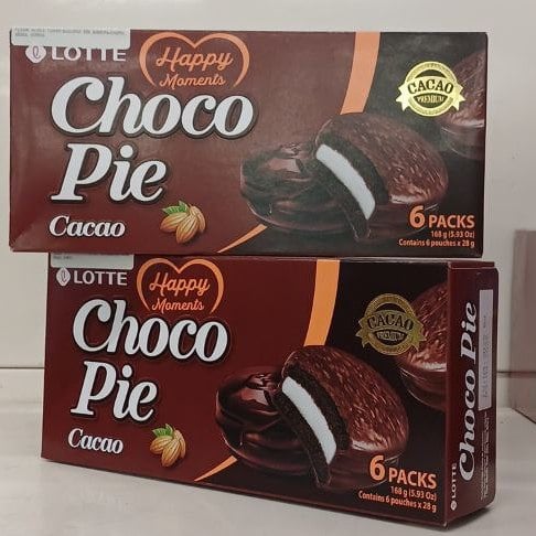 LOTTE, Печиво шоколадне з какао бобами CHOCO PIE (Павловський,Павліш), 168г