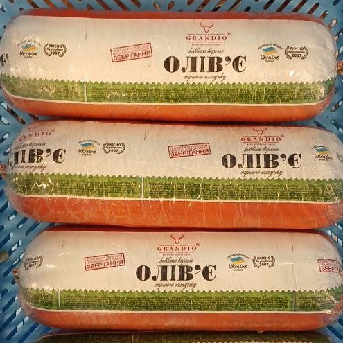 GRANDIO Макогон Ковбаса варена ОЛІВ'Є (Хмельницьк) 1г гат целофан