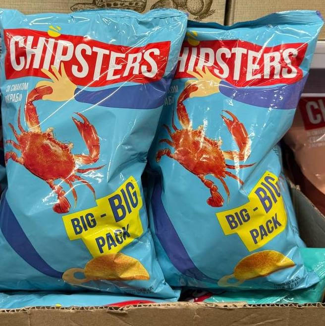 Чіпси TM Chipster's Big Pack краб (До бочкового) 150г