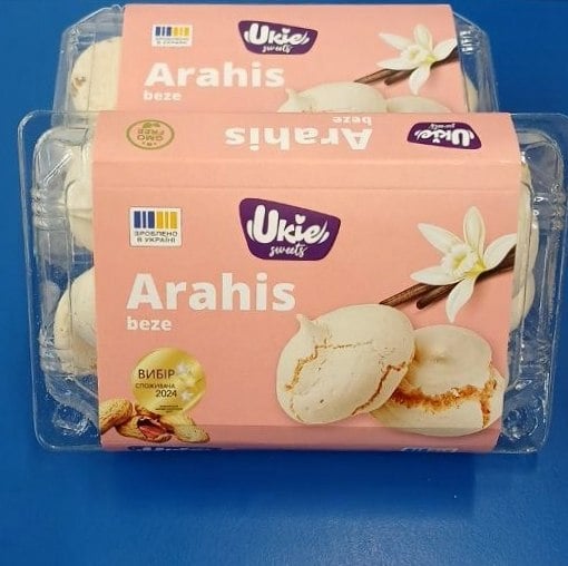 Ukie, Тістечко Безе-Арахіс (Тортамо), 100г