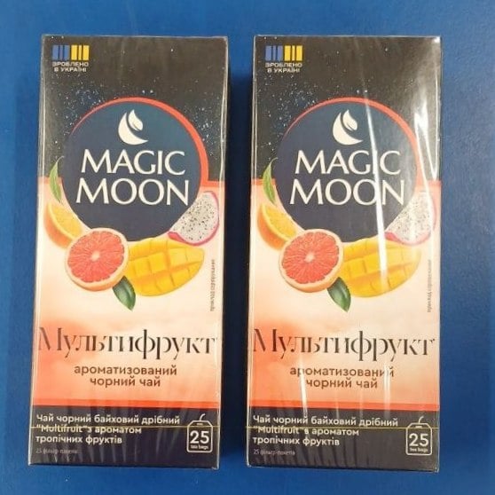 Magik moon ЧАЙ чорний байховий дрібний з аром тропіч фрукт (The Banka), 25шт х1.8г