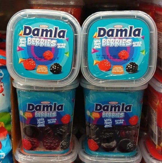 Damla Gummy, жувал. мармелад BlackBerry, ожина з фрук. (ПАНДА), 150г