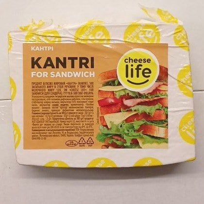 Продукт білк.жиров. КАНТРІ 50%, Cheese Life, брус (Солодке життя,Жит. м'ясоком)