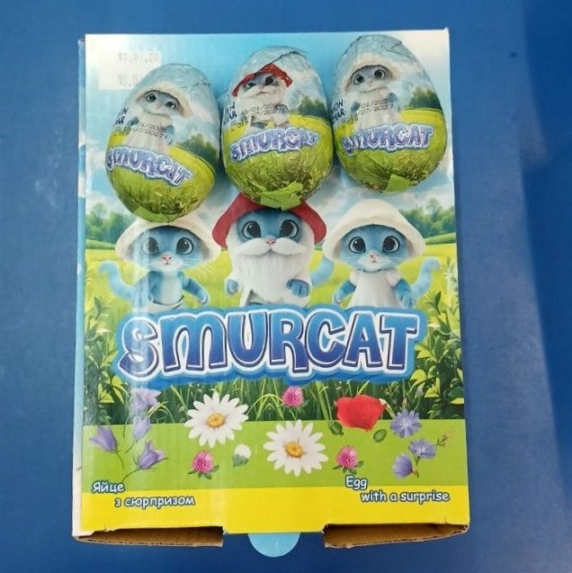 Яйце шок Smurcat (престиж-компані) 20г (24шт*6)