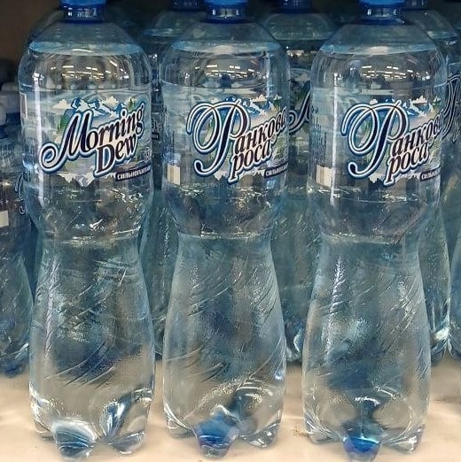 Вода Ранкова роса сильногаз (ЗДМ), 1.5л