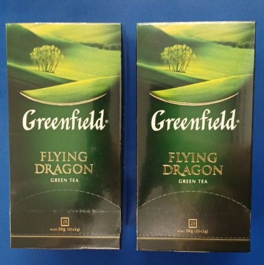 Greenfield Чай зелен FLYNG DRAGON (Солодко), 25х2г