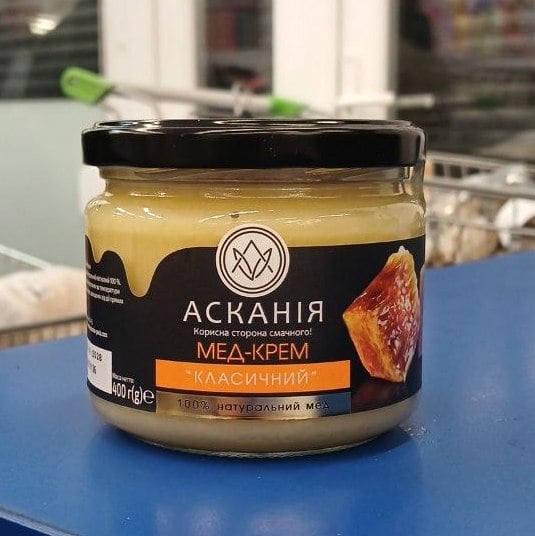 Мед крем-банка Класичний Асканія, 400г