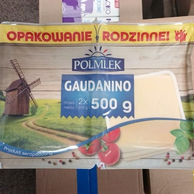 POLMLEK сир нарізка ГАУДАНІНО GAUDANINO 2X250 (Логістик плюс) 500г