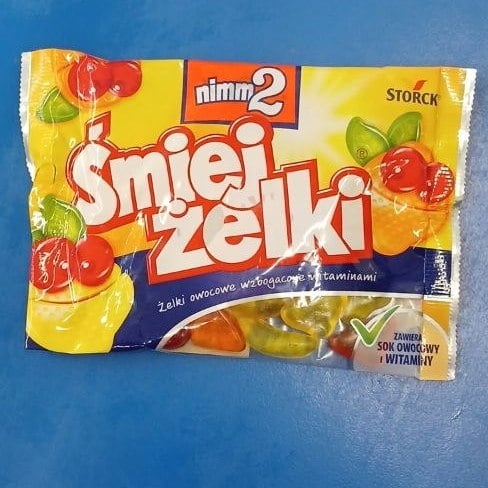 Жувальний мармелад з фруктовим соком та вітамінами Smiejzelki (4444) 100г