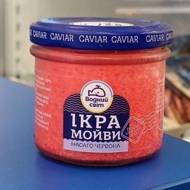 Водний світ Ікра мойви Масаго червона 100г