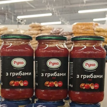 Руна Соус з грибами, (Козуб) 485г