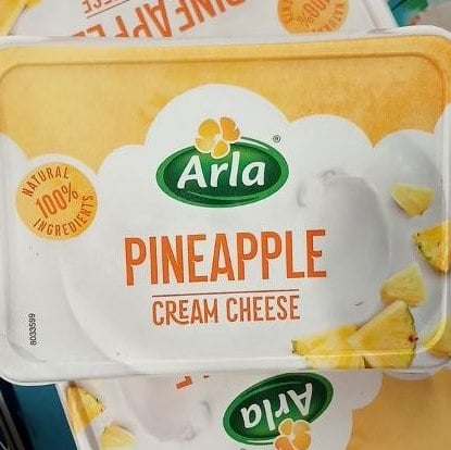 Arla, Сир Крем з ананасом 70% (Ляльчук), 200г
