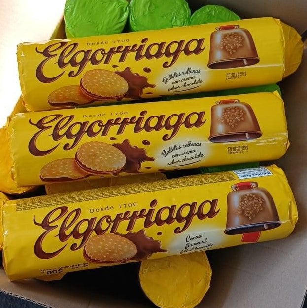 Печиво шоколадне з молочним кремом Elgorriaga Break (4444) 500г